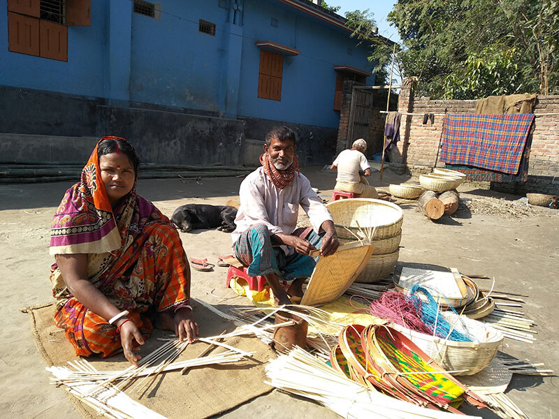 basket weaving business, Bangladeshi