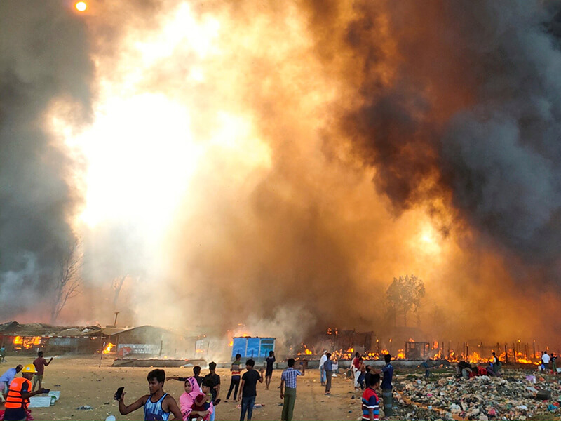 Rohingya refugee camp, Christian Aid Ministries