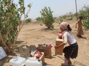 Food and hygiene supplies for Yemen