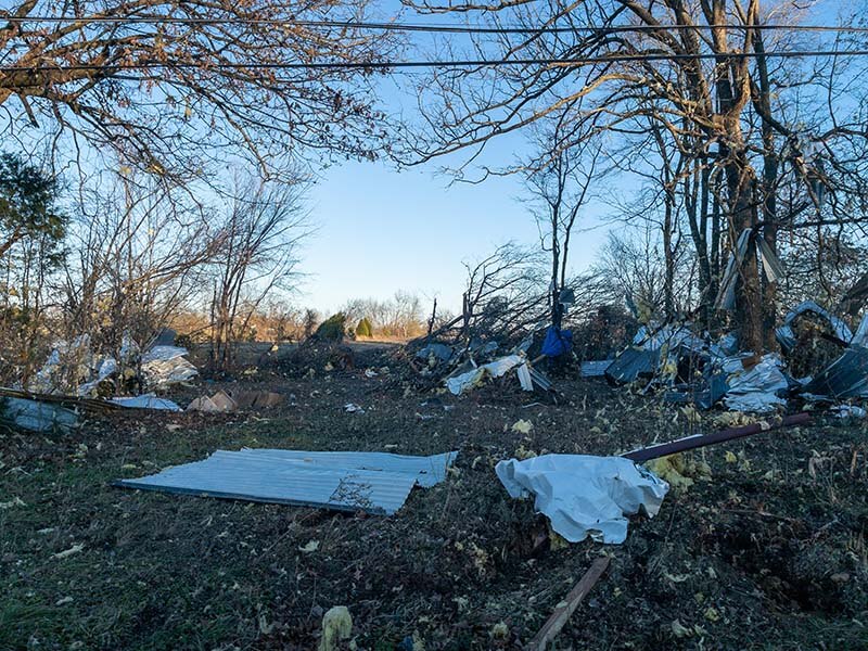 Tornado damage, Christian Aid Ministries
