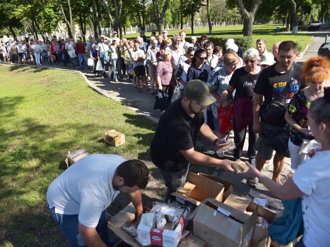 food to Ukrainians, Christian Aid Minstries