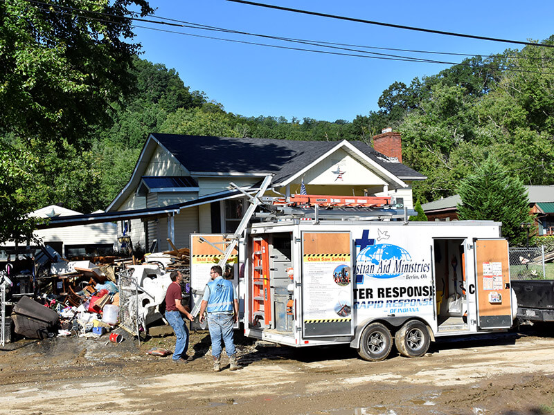 flood in Kentucky, Christian Aid Ministries